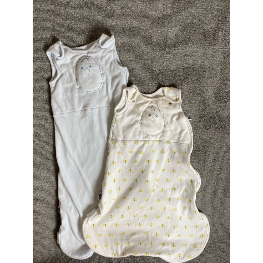 Nested Bean Zen Sack Sleep Sack Bundle 0-15 Months Two Way Zipper Cuddle Pack